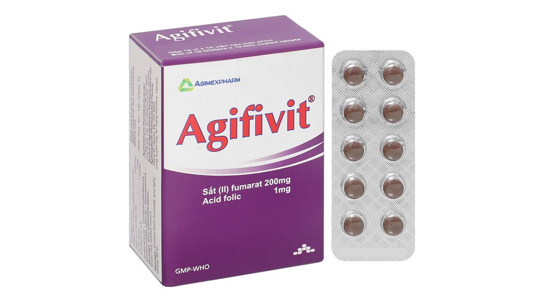 Agifivit phòng và điều trị bệnh thiếu máu