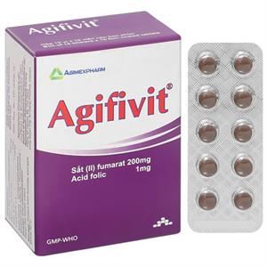 Agifivit phòng và điều trị bệnh thiếu máu
