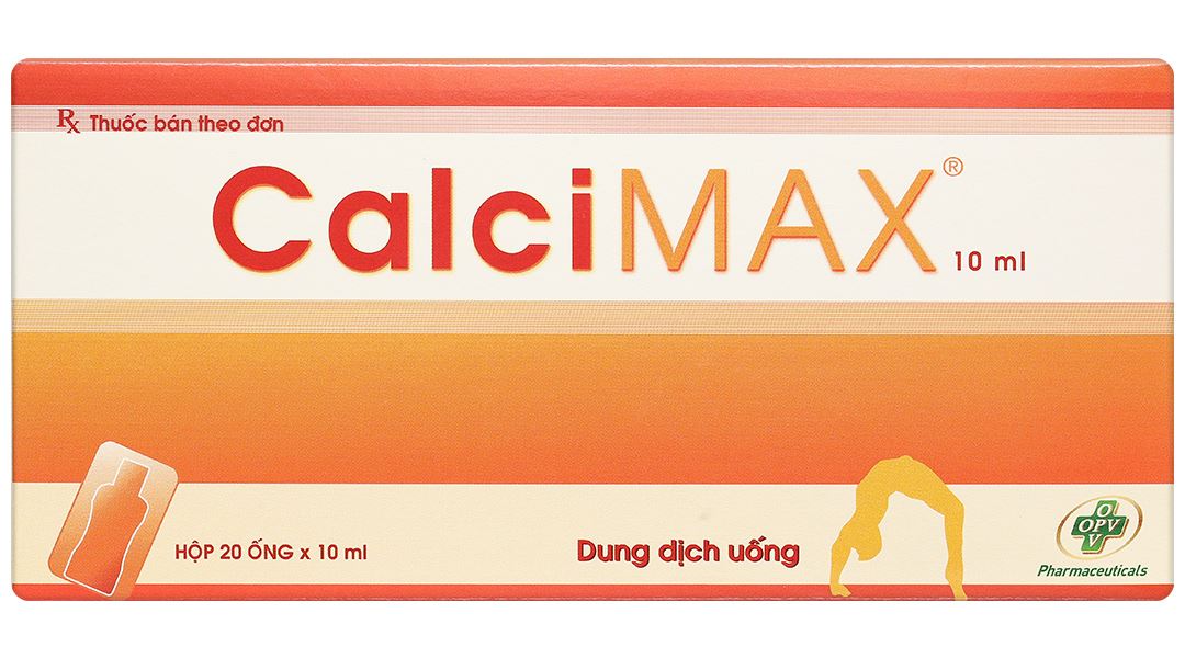 Calcimax điều trị bổ sung suy nhược chức năng