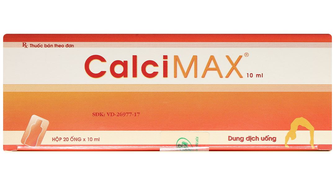 Calcimax điều trị bổ sung suy nhược chức năng