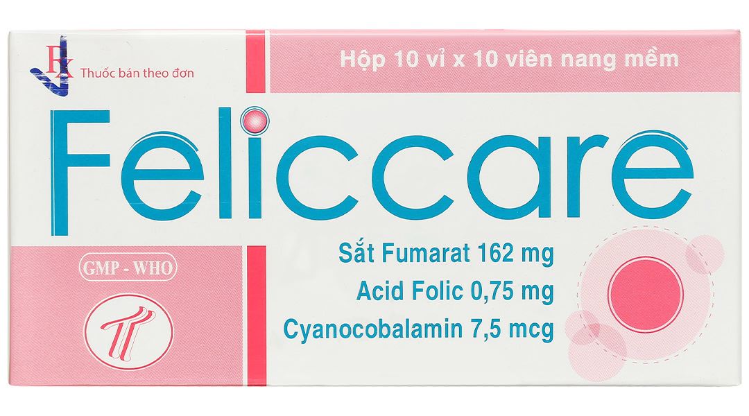 Feliccare dự phòng và điều trị thiếu máu tổng quát