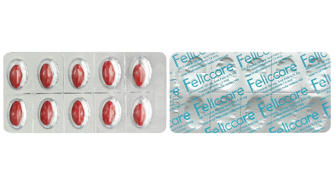 Feliccare dự phòng và điều trị thiếu máu tổng quát