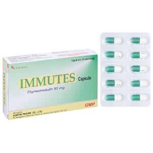Immutes Capsule 80mg hỗ trợ tăng cường hệ miễn dịch đã bị suy giảm