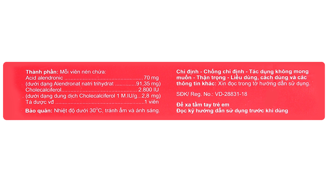 Ostagi-D3 ngăn ngừa và điều trị loãng xương (1 vỉ x 4 viên) - 3