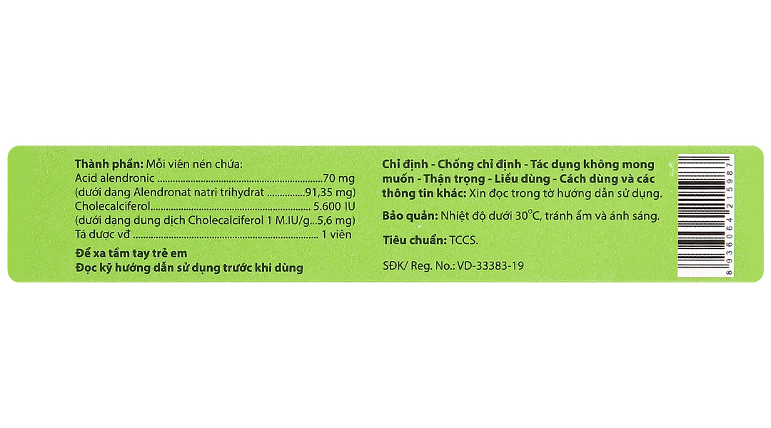 Ostagi-D3 Plus ngăn ngừa và điều trị loãng xương (1 vỉ x 4 viên) - 3