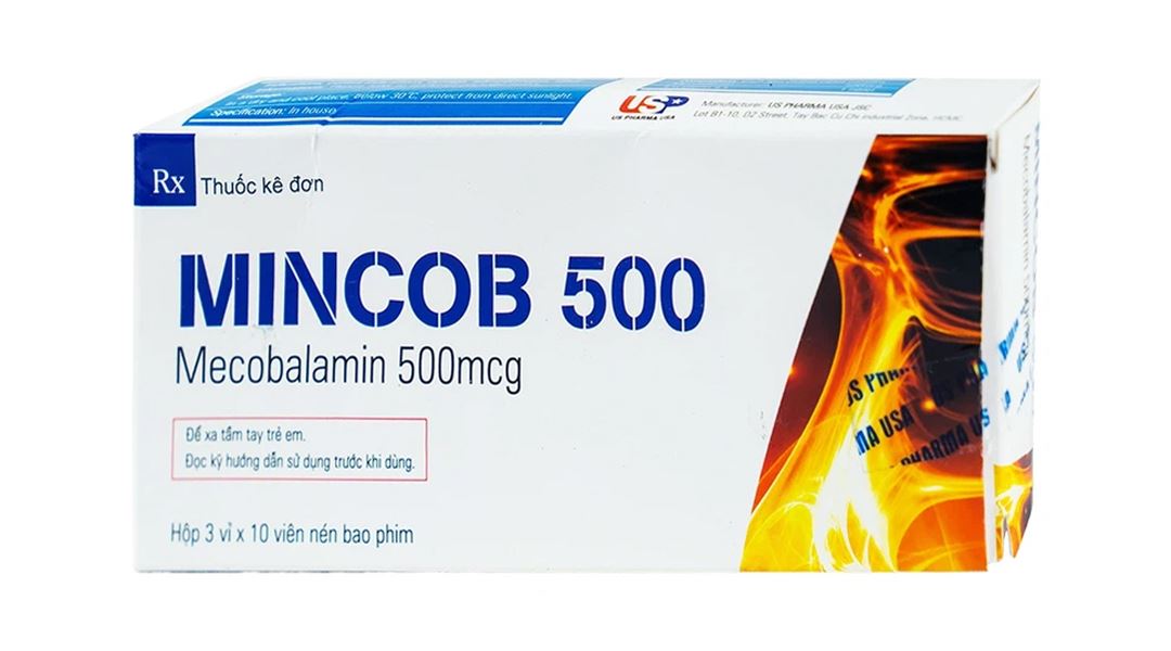 Mincob 500 điều trị và dự phòng thiếu vitamin B12