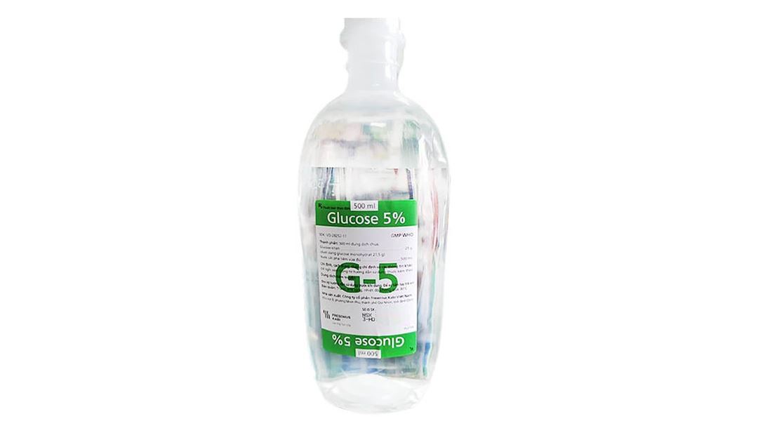 Dung dịch tiêm truyền Glucose 5% Fresenius Kabi điều trị hạ đường huyết