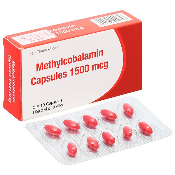 Methylcobalamin Capsules 1500mcg điều trị bệnh lý thần kinh ngoại biên