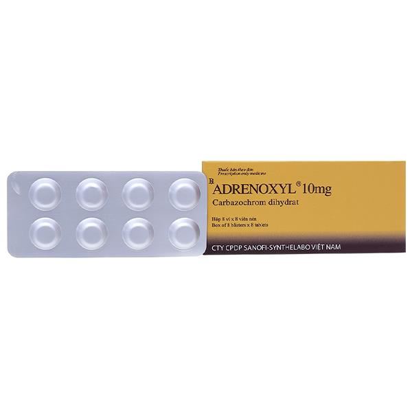 Adrenoxyl 10mg trị xuất huyết mao mạch