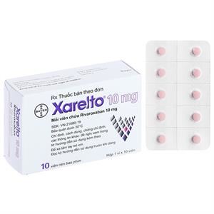 Xarelto 10mg phòng ngừa thuyên tắc huyết khối tĩnh mạch