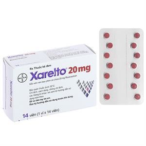 Xarelto 20mg phòng và trị huyết khối