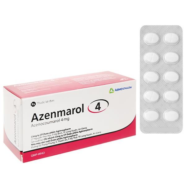 Azenmarol 4 phòng và trị huyết khối