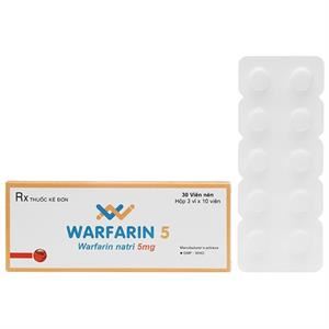 Warfarin 5 SPM phòng và trị huyết khối tĩnh mạch