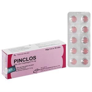 Pinclos 75mg ngừa xơ vữa động mạch
