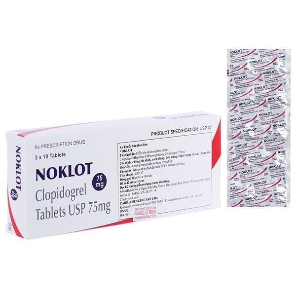 Noklot 75mg ngừa tai biến do xơ vữa động mạch