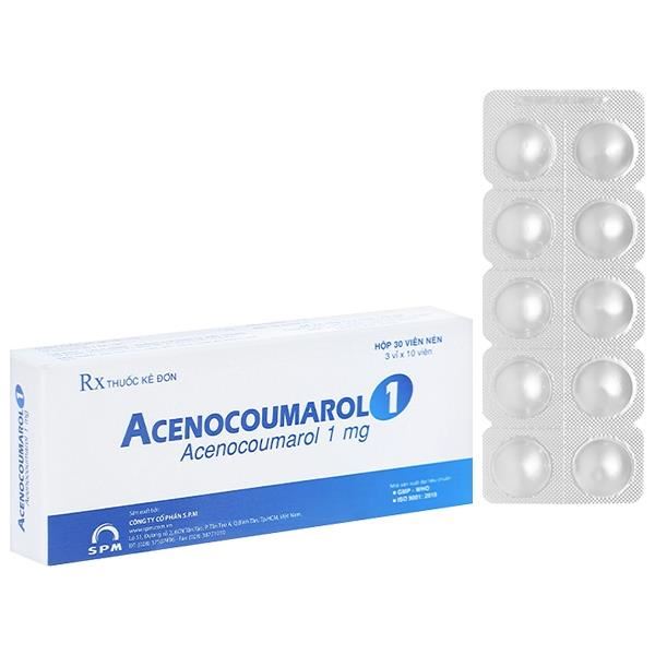 Acenocoumarol 1 SPM phòng và trị bệnh nghẽn mạch
