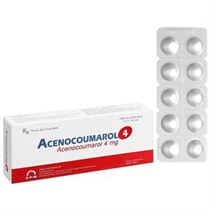 Acenocoumarol 4 SPM trị và ngăn ngừa bệnh nghẽn mạch