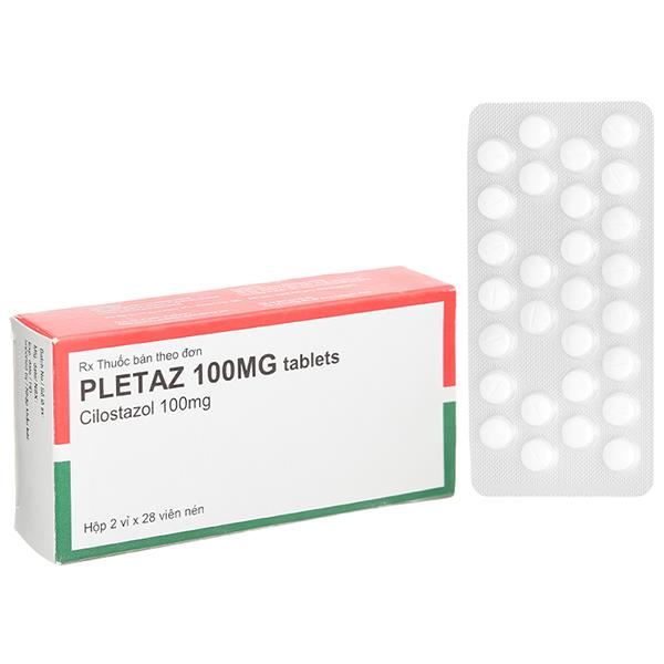 Pletaz 100mg tablets trị bệnh lý đau cách hồi ở chân