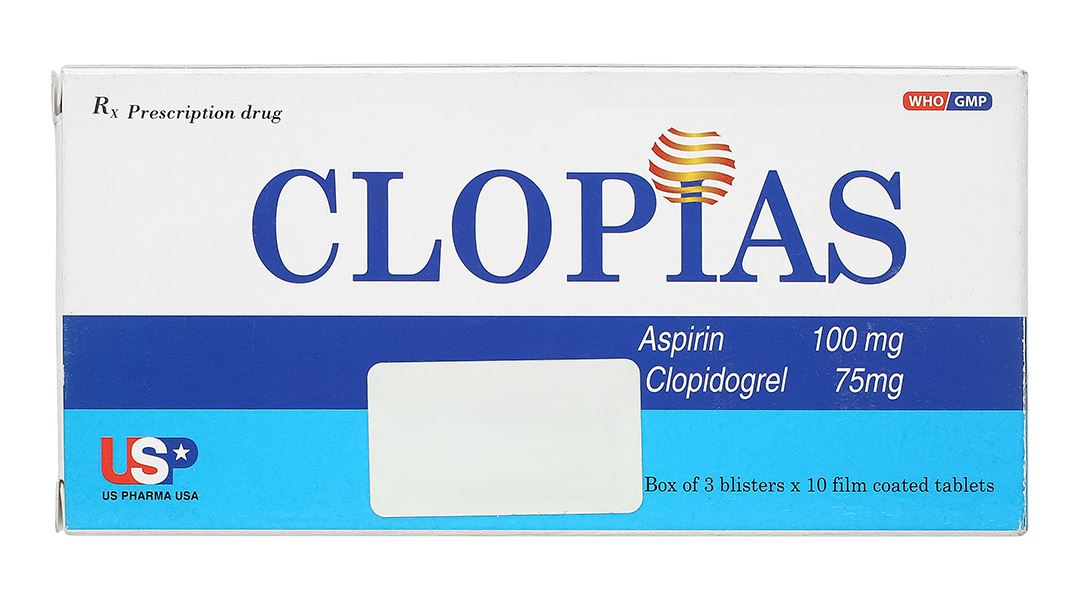 Clopias phòng ngừa các biến cố xơ vữa huyết khối