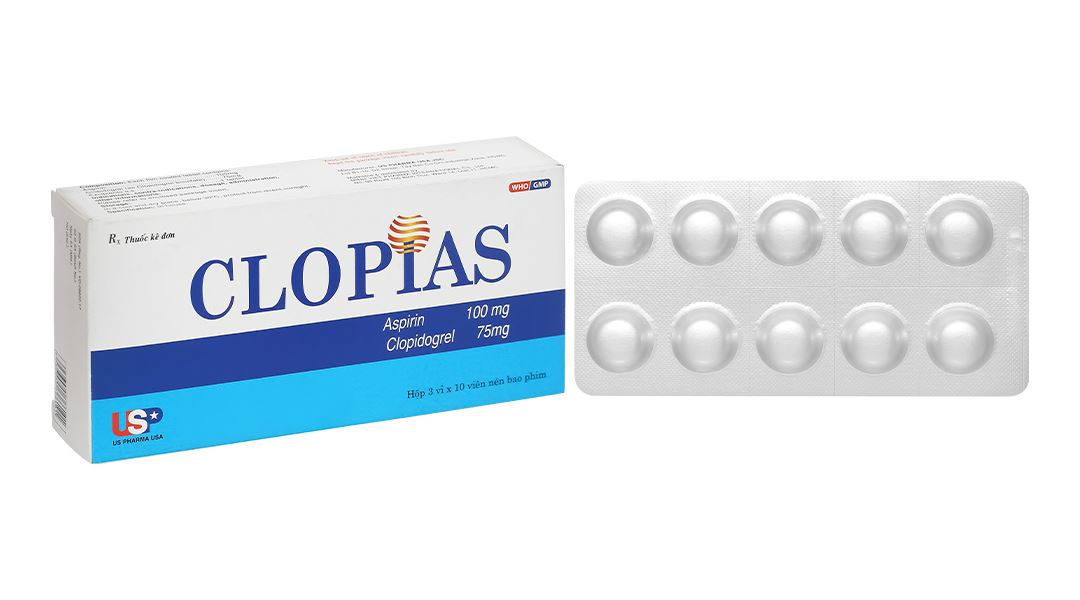 Clopias phòng ngừa các biến cố xơ vữa huyết khối