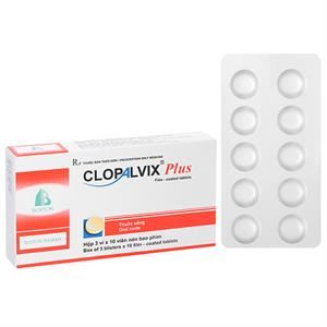 Clopalvix Plus ngừa xơ vữa động mạch, phòng ngừa huyết khối