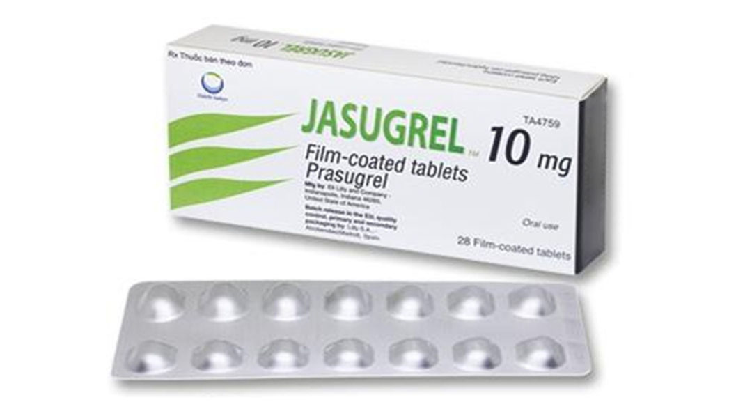 Jasugrel 10mg dự phòng biến cố huyết khối