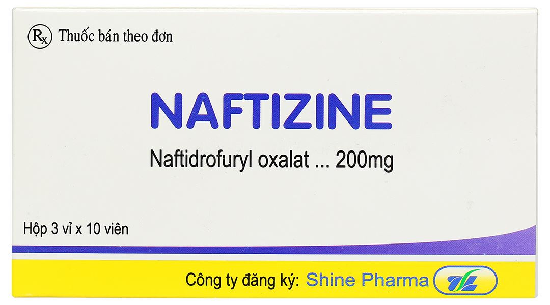 Naftizine 200mg điều trị viêm động mạch tắc nghẽn mãn tính chi dưới
