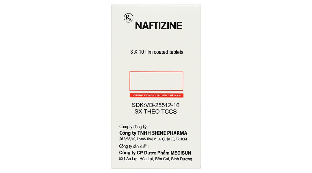 Naftizine 200mg điều trị viêm động mạch tắc nghẽn mãn tính chi dưới
