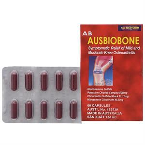 AB Ausbiobone giảm triệu chứng thoái hóa khớp gối nhẹ đến trung bình