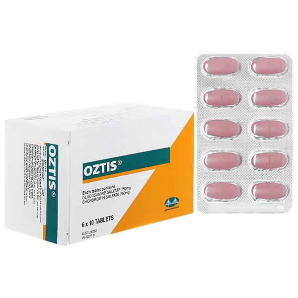 Oztis giảm triệu chứng thoái hóa khớp nhẹ và trung bình