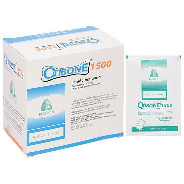Thuốc bột uống Otibone 1500 giảm triệu chứng của thoái hóa khớp