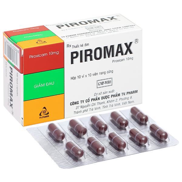 Piromax 10mg điều trị triệu chứng viêm xương khớp