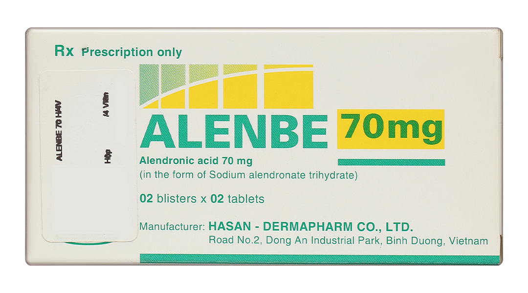 Alenbe 70mg trị loãng xương ở phụ nữ sau mãn kinh