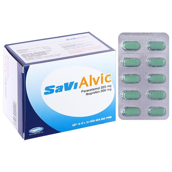 SaVi Alvic giảm đau, hạ sốt, kháng viêm
