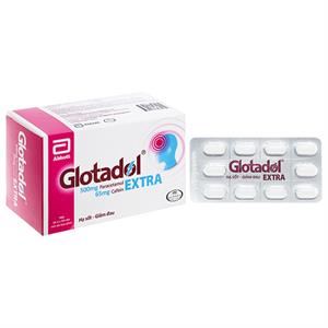 Glotadol Extra giảm các cơn đau nặng, hạ sốt