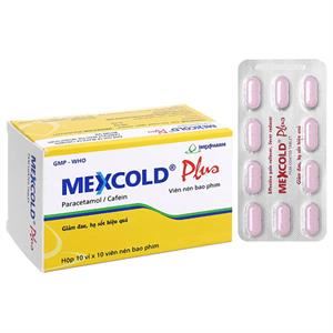 Mexcold Plus giảm đau, hạ sốt