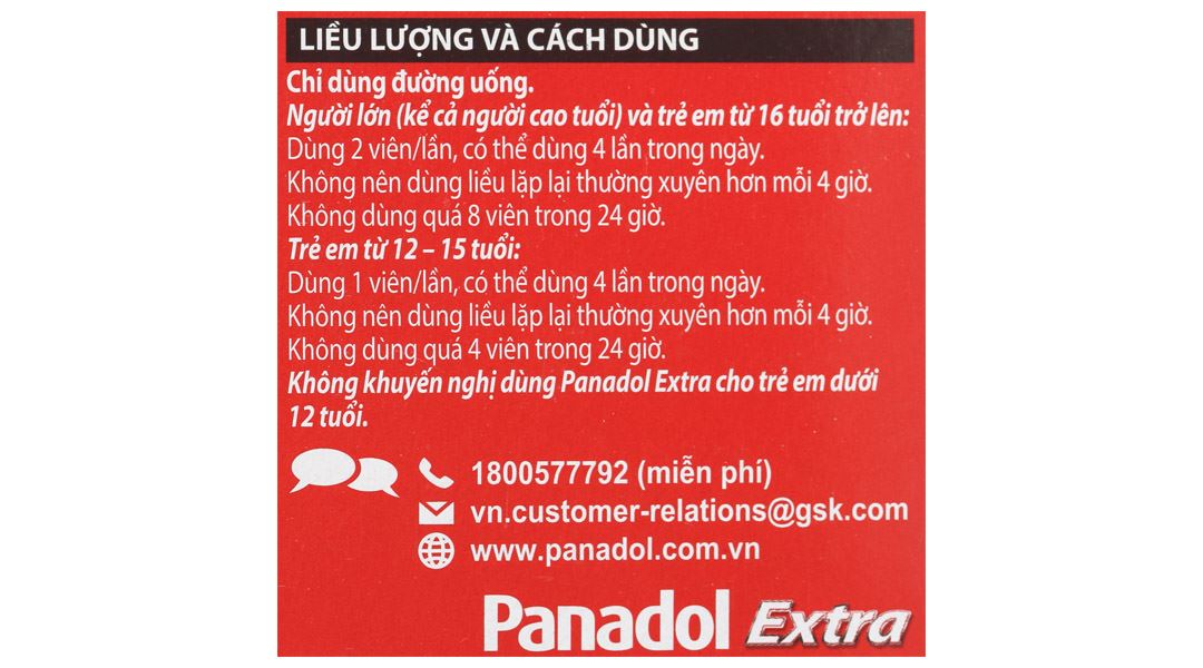 PANADOL EXTRA (NEW) H/180V