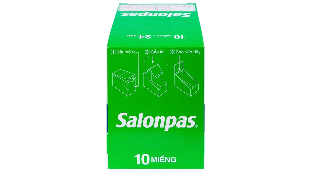Cao dán Salonpas giúp giảm đau, kháng viêm