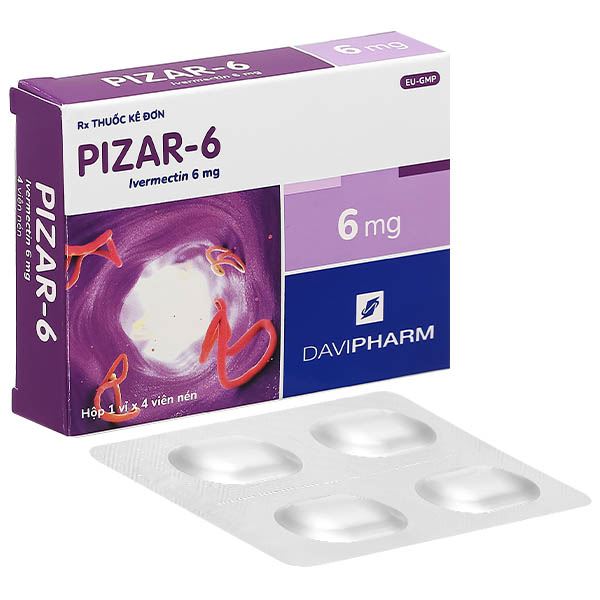 Pizar 6 trị giun chỉ, giun lươn