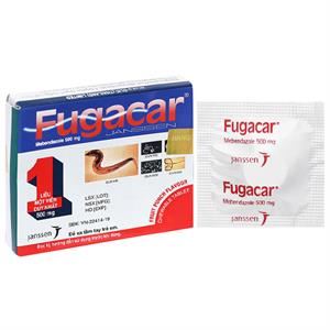 Viên nhai Fugacar vị trái cây 500mg trị giun đường tiêu hóa