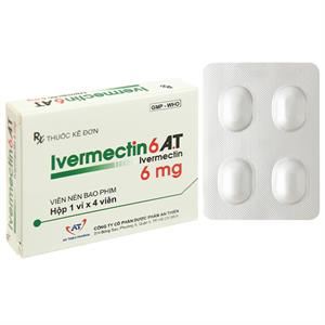 Ivermectin 6 A.T trị giun, ấu trùng