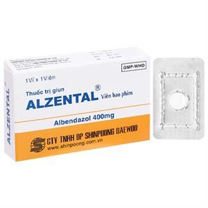 Alzental 400mg trị giun