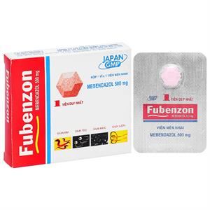 Viên nhai Fubenzon 500mg điều trị nhiễm giun các loại