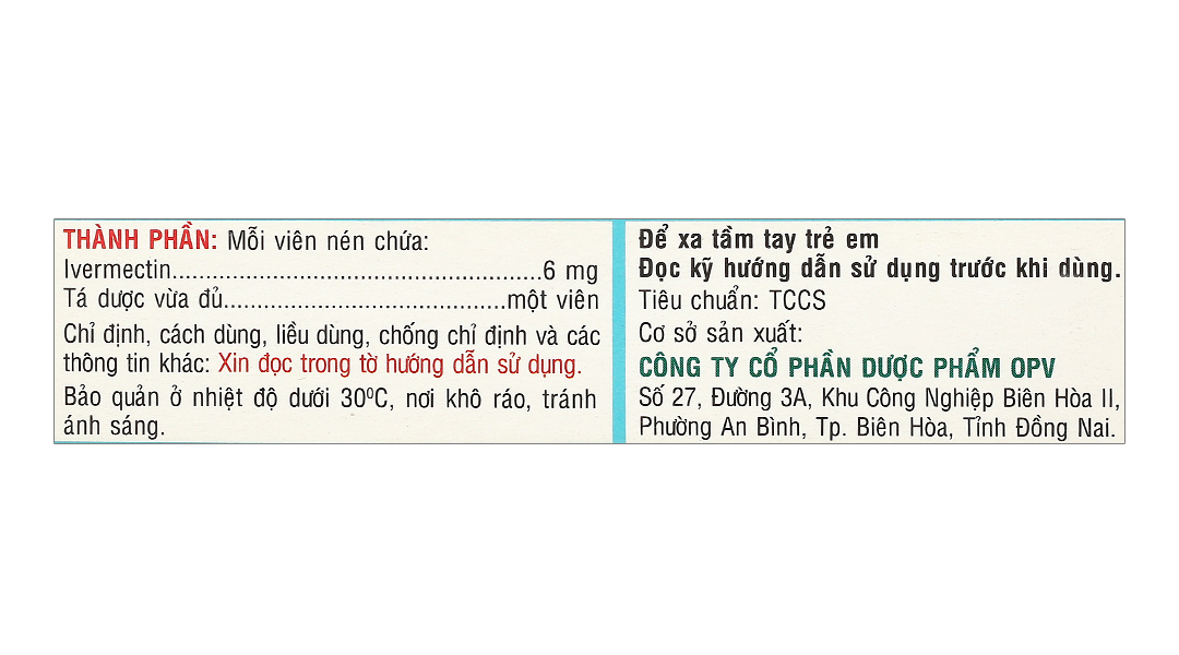 Opelomin 6 trị giun chỉ, giun lươn