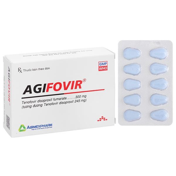 Agifovir 300mg điều trị viêm gan siêu virus B mãn tính