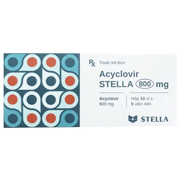 Acyclovir Stella 800mg điều trị nhiễm virus