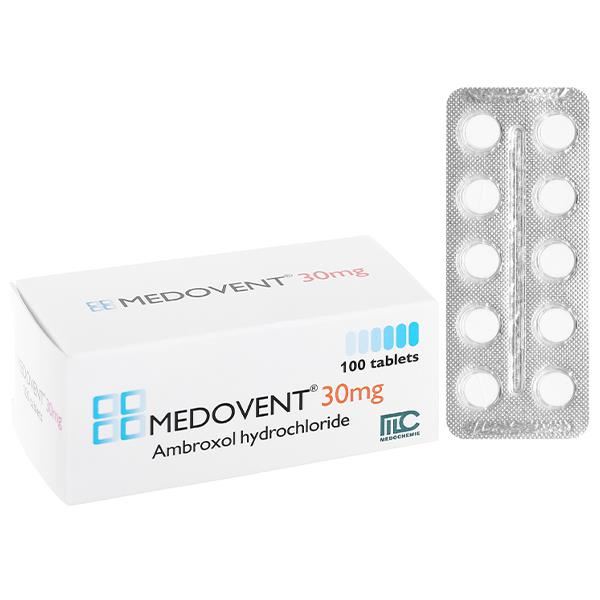 Medovent 30mg trị triệu chứng bệnh phế quản - phổi cấp và mạn tính