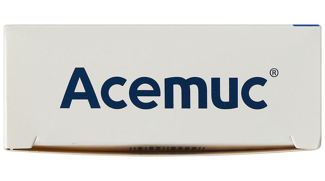 Acemuc 200mg tiêu nhầy trong bệnh lý hô hấp