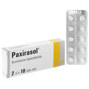 Paxirasol 8mg trị bệnh đường hô hấp, tan đàm trong viêm mũi họng