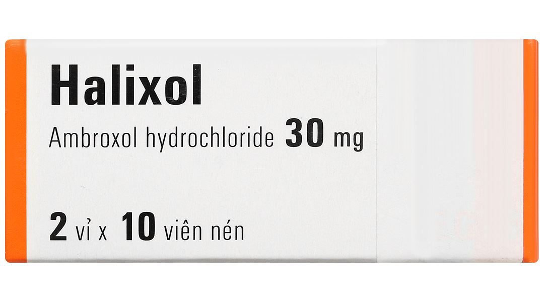 Halixol 30mg điều trị tắc nghẽn đường hô hấp, hòa tan dịch nhầy